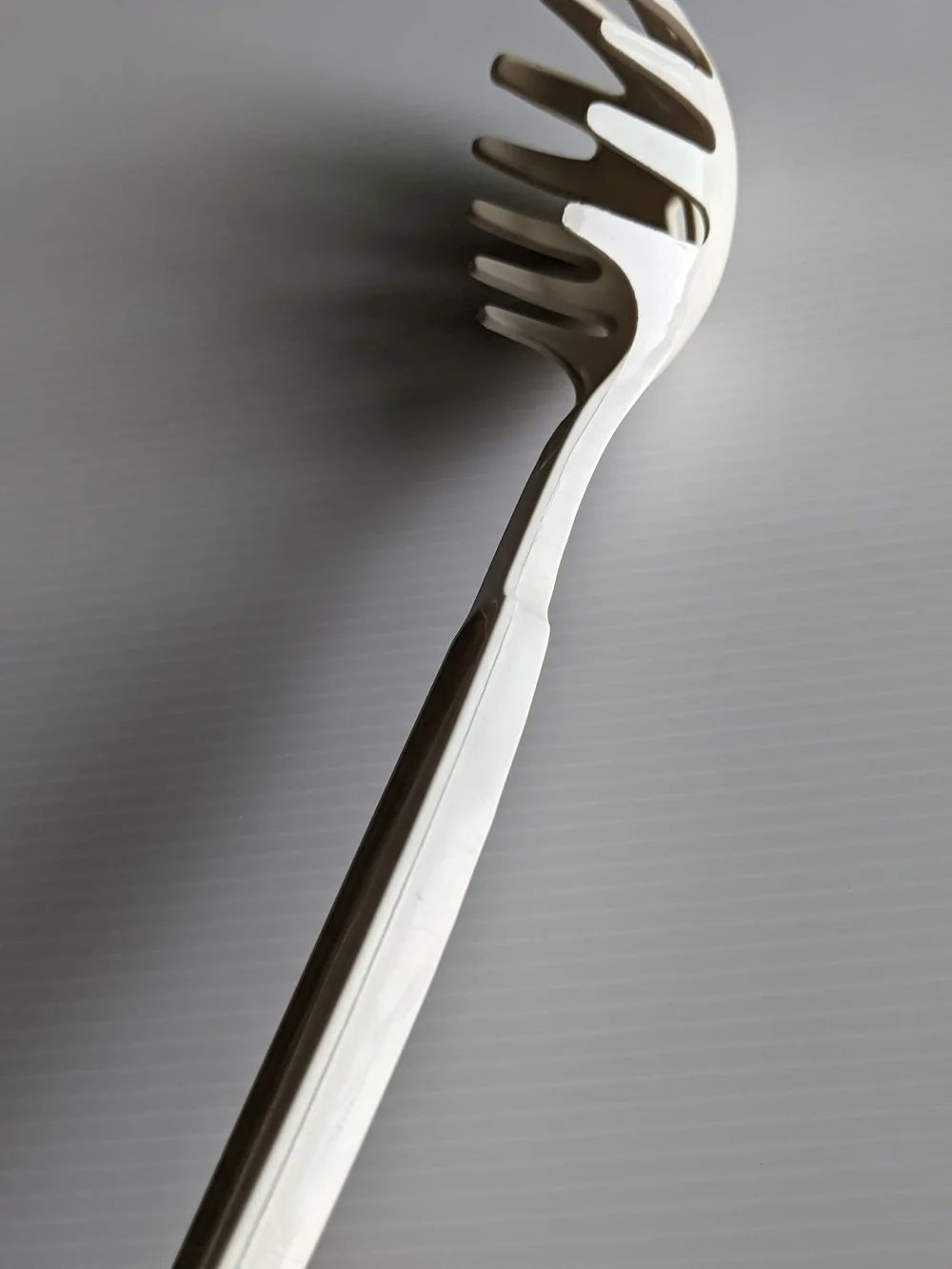 Vintage EKCO Spatula & Spaghetti Server Almond MCM Retro Kitchen USA Nylon
